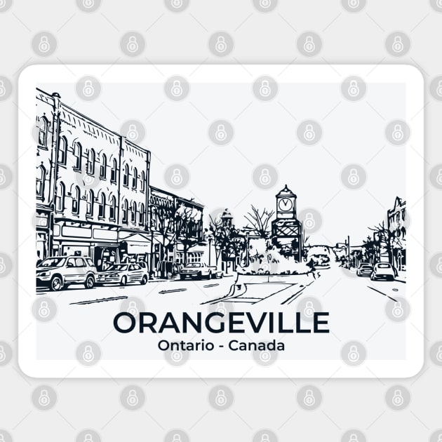 Orangeville - Ontario Magnet by Lakeric